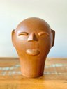 Ver imagem 4 de Escultura Cabeça em Cerâmica M. Mestre Cida Lima. Escultura em Cerâmica Artesanal. Arte Brasileira