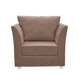 Poltrona Decorativa para Sala e Quarto Lisboa Suede - 2