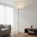 Ver imagem 1 de Luminaria de Chao Poste Jardim Pedestal Luminaria Piso Abajur de Chão Techled Cinza