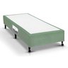Cama Box Base Solteiro Poli Tecido Green (88x188x23) - Castor - 1