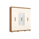 Ver imagem 2 de Guarda Roupa Casal Flora 06 Portas Cinamomo/Off White Henn