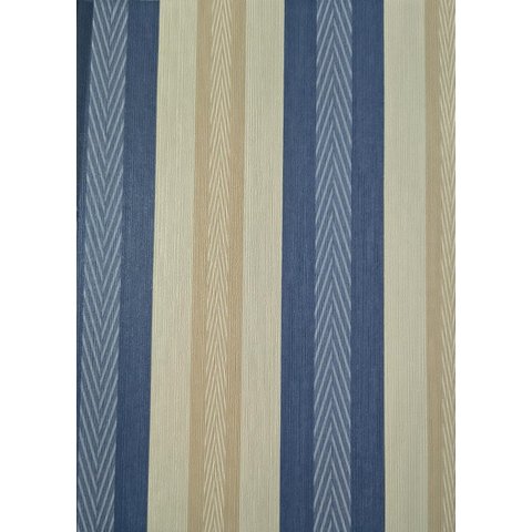 Papel de Parede Vinilico Refugio Helena Listrado Azul/Bege 4540