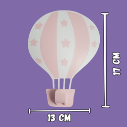 Gancho de Parede Decorativo "balão":rosa - 4