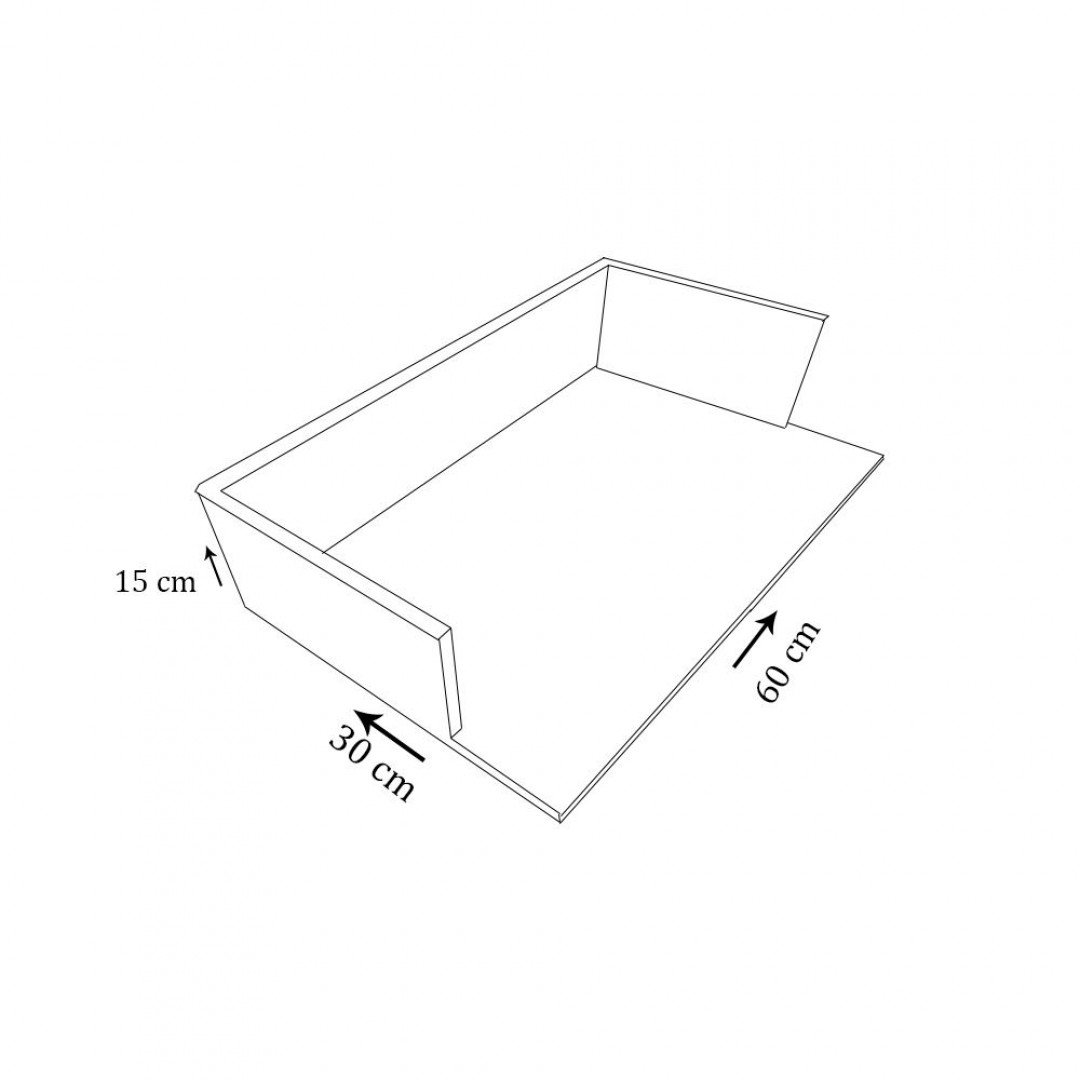 Suporte para Impressora Bebedouro Microondas Simples Natural em Mdf - 4