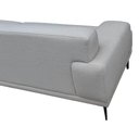 Ver imagem 3 de Sofá Stok 3 Lugares Cor Cinza com Pés Pretos 250 Cm - 60850