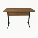 Ver imagem 2 de Mesa Escrivaninha Office ou Lanchonete Tampo Grosso Industrial 1,36m Nogal
