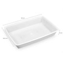 Ver imagem 2 de Kit 24 Bandejas Plásticas 7l Bacia Grande Açougue 45x30cm Restaurante Plasvale