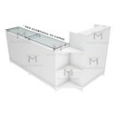 Ver imagem 4 de BALCÃO PRATELEIRAS DUPLA M55.2021.B (LOJA, ATENDE, ROUPAS) MUNDI MOVEIS