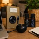 Ver imagem 2 de Aromatizador USB Preto + 2 Essências Nova York e Dubai