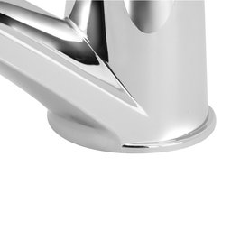 Torneira Lavatório Automática Abs Botão em Aço Inox:prateado/cromado - 5