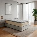 Ver imagem 2 de Cama Box Colchão Solteiro Molas Ensacadas Gold Star 88x188x76cm Hellen - Suporta até 120 kg