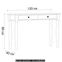 Ver imagem 5 de Aparador de Sala 120cm 2 Gavetas Pé Madeira Rubia Freijó F07 - Mpozenato