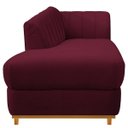Ver imagem 3 de Recamier Vanessa 1,40M Lado Esquerdo Suede Bordô - ADJ Decor