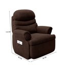 Ver imagem 4 de Poltrona Reclinável do Papai Realeza – Veludo Confortável – Just Time