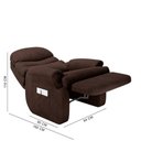 Ver imagem 5 de Poltrona Reclinável do Papai Realeza – Veludo Confortável – Just Time