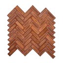 Ver imagem 5 de Revestimento Cerâmica Natural - Tijolinho Palazzetto 7x22cm Marrom/Laranja