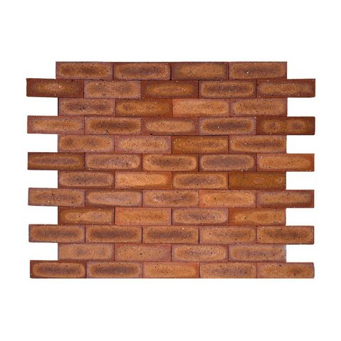 Revestimento Cerâmica Natural - Tijolinho Palazzetto 7x22cm Marrom/Laranja