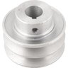 Polia Alumínio 2 Canais Perfil a 70mm com Furo 3/4 - Vonder - 1