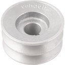 Ver imagem 2 de Polia Alumínio 2 Canais Perfil a 70mm com Furo 3/4 - Vonder