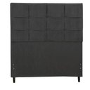 Ver imagem 1 de Cabeceira Casal Jbe Moveis Style 144cm Preta Cama Box 138cm