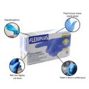Ver imagem 2 de Luvas Descartaveis Vinil Sem Pó Flexiplus Nitrilo + PVC:G