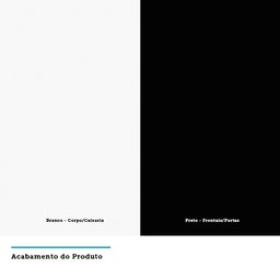 Balcão de Cozinha sem Tampo 40cm 4 Gavetas Pérola Luciane Móveis - 3