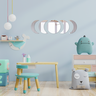 Kit Conjunto de Espelhos Decorativos Fases Lua Para Quarto Infantil Bebe Cabeceira Cama - 2