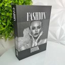 Ver imagem 4 de Decoração sala quarto livro fake cinza preto fashion book