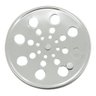 Ralo Grelha Inox para Banheiro Redondo 15x15 com Fecho - 1