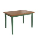 Ver imagem 1 de Mesa Colors em Madeira Maciça Retangular 4 Lugares - 120 X 80cm Verde