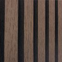 Ver imagem 2 de Papel de Parede Ripado Madeira Marrom+ Cola Inclusa- Vinilico Lavável