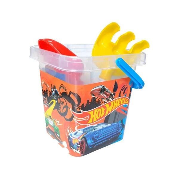 Baldinho acessórios de praia e piscina - Hot Wheels - Fun - 1
