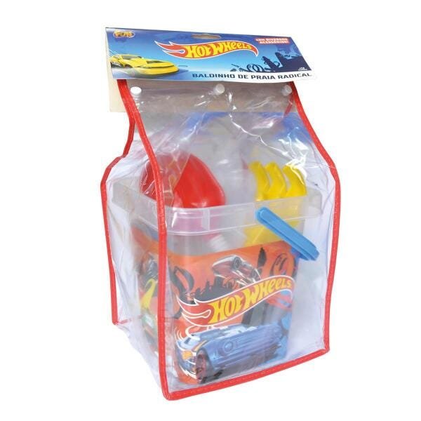 Baldinho acessórios de praia e piscina - Hot Wheels - Fun - 2
