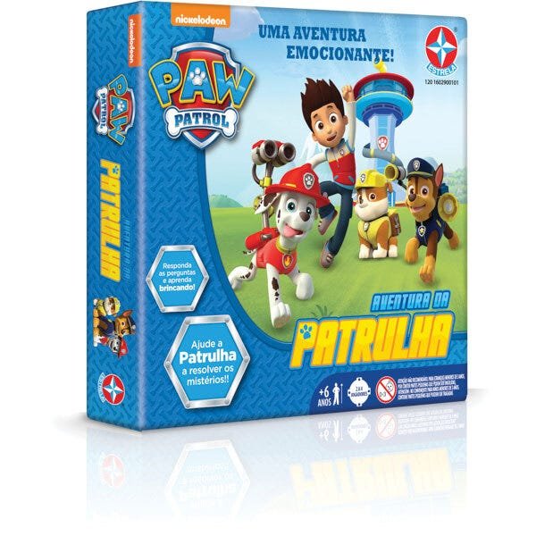 Kit 03 Jogos Infantil Patrulha Canina Pintura Memoria Tapa