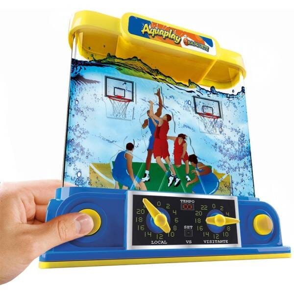 Jogo De Aquaplay Do Robo 14 Cm De Plastico Azul