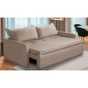 Ver imagem 1 de Sofá sem Caixa Retrátil e Reclinável 2,00m com Molas Kiara Suede Adonai Estofados