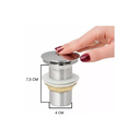 Ver imagem 5 de Válvula/ralo Tanque Metal Click Cromado 1.1/4