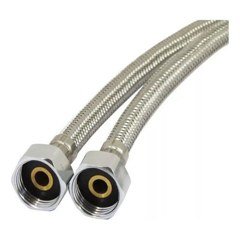 Engate Mangueira Flexível Misturador Monocomando 80cm (par)