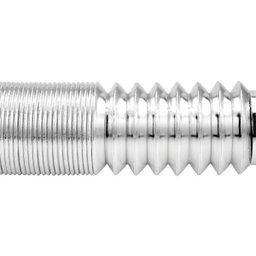 Sifão Sanfonado Universal Cr + Engate Flexível Trançado 40cm - 11
