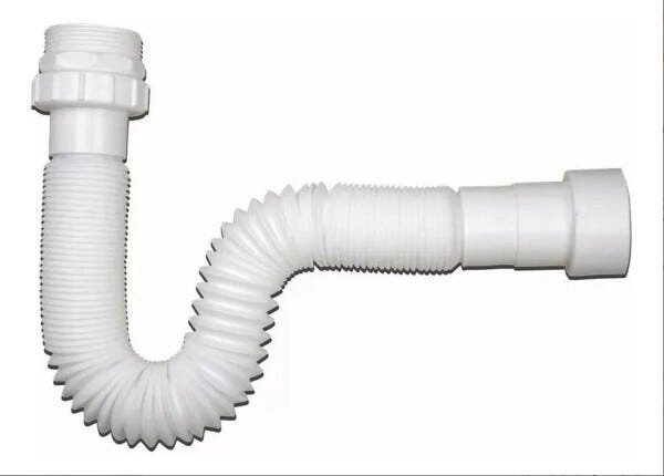 Sifão Sanfonado/extensivo Universal Abs Branco - 1