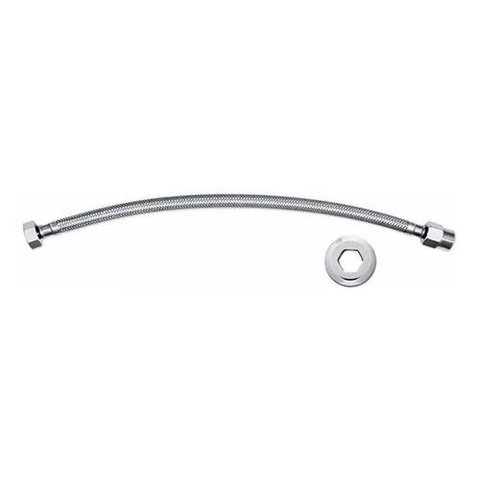 Engate Mangueira Flexível Trançado Aço Inox 60 Cm