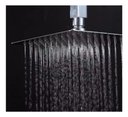 Ver mais imagens de Ducha Chuveiro Slim Quadrado Metal 20x20cm Com Braço De Teto