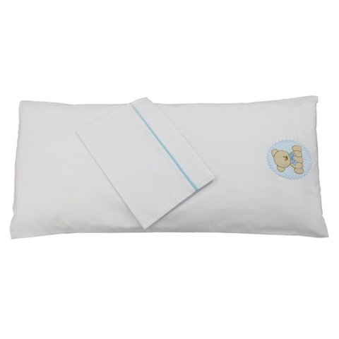 Colchonete De Carrinho Urso Bolacha Azul - Minha Casa Baby