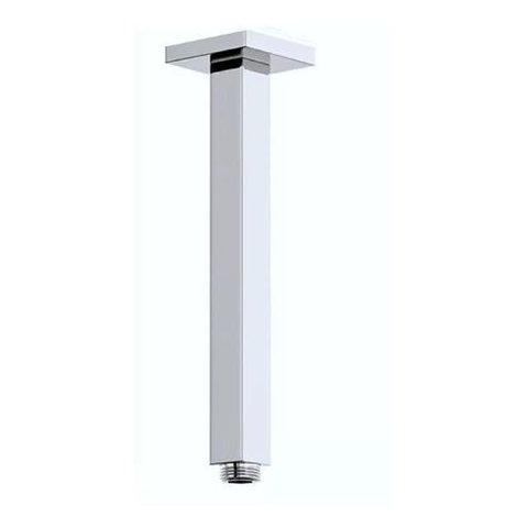 Braço/tubo De Teto Quadrado Para Chuveiro/ducha Inox 24 Cm