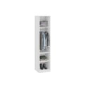 Ver imagem 1 de Guarda-Roupas Modulado 1 porta c/cabideiro Linha FREE - BE Mobiliário Branco