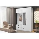 Ver imagem 2 de Guarda-Roupas Modulado 1 porta c/cabideiro Linha FREE - BE Mobiliário Branco