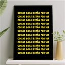 Ver imagem 2 de Quadro Coisas Boas Estão Por Vir 45x34cm:Madeira preta