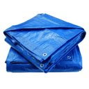 Ver imagem 1 de Lona Impermeável 2x3 M Plástica Azul Telhados Camping