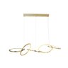 Lustre Pendente 120cm 65w 3000k Dourado Moderno Bivolt - 1