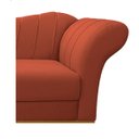 Ver imagem 6 de Recamier Vanessa 1,60M Lado Esquerdo Suede Terracota - ADJ Decor